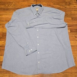 L.L Bean Men's Comfort Stretch® Oxford Shirt Traditional Untucked Fit -XXX Tall